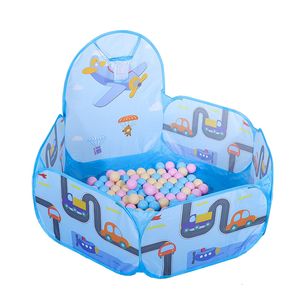 Baby Rail Draagbare Box voor Kind Speeltuin Kinderen Tent kinderen Ballen Pit Oceaan Ballen Zwembad Cartoon Park Camping Droog Zwembad Xmas Gift 1.2m 230621