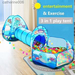 Parc bébé Portable pour enfants piscine à balles parc pour bébé tente pour enfants parc Tunnel balles pour piscine sèche fosse à balles aire de jeux pour bébé L231028