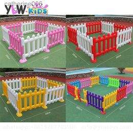 Baby Rail Ylwcnn Colors personalizados Paneles para niños pequeños Piscina para niños Venanza de plástico blanco Playpens Gate Soft Playground Park ACCESORIORESL231028