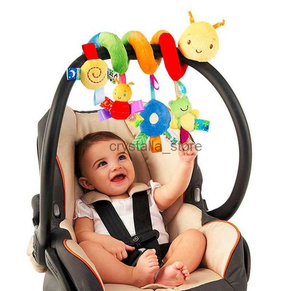 Baby Rattles Mobiles Jugues educativos para niños Actividad Cuna de espiral Cama para niños Baby Baby Glay Kids Stroller Hanging Doll HKD230817