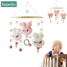 Baby Rattles Toys 012 mois Musical Born Beld Bed Bell Cartoon Toy Toy Mobile Toddler Carrousel For Cots Kids Gift 240408