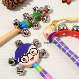 Baby Rattles Toys Newborn Hand Bells Baby Toys 0-12 mois dentition Développement sûr Baby Early Educational Baby Rattles Toys