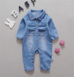 Baby Baber Soft Denim Fashion Rainbow and Giraffe Styles Infant Clothes Newborn Jumpsuit Babies Boy Girls Costume Cowboy Jeans12185246