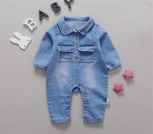 Baby Romper Soft Denim Fashion Rainbow and Giraffe Styles baby kleding pasgeboren jumpsuit baby's boy girls kostuum cowboy jeans13300316