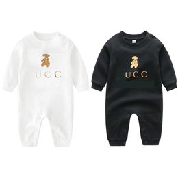 Macacões para bebês nascidos roupas manga comprida algodão designer macacões roupas infantis bebês meninos meninas macacões