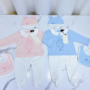 Baby Rompertjes Designer Kids Baby Body Pasgeboren Kleding Baby Ontwerpers Katoenen Romper Kinderen Luxe Jumpsuits Jongen Meisje Onesies esskids-6 CXD2403111