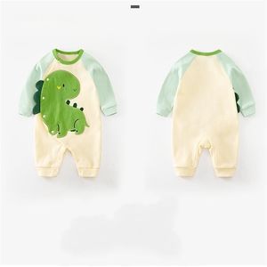 Baby rompers dinosaurus kostuum jumpsuit kinderen romper cartoon schattige herenjongen kleding voor pasgeboren overalls 20220902 e3