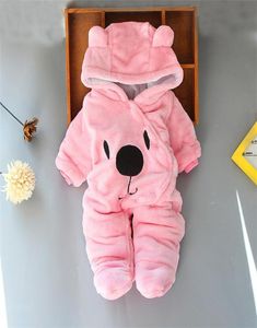 Baby rompertjes Baby Boy Designer Kleding voor pasgeboren babymeisje kleding Herfst Winter Meisjes Snowsuits jumpsuits 4 kleuren3028817