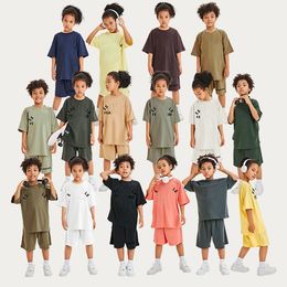 Baby ess Kids Camiseta Camiseta Falita Soc para los niños pequeños Ropa para niños Cabina algodón Algodón Niños Niños Diseñador de montajes infantiles Conjunto de ropa