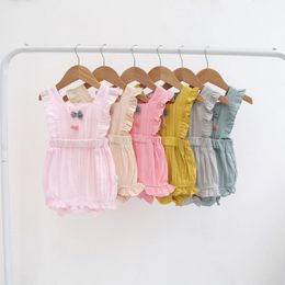 Baby Rompers Kids Clothes Infants Jumps Suit Summer Thin Newborn Kid Clothing 71SS #