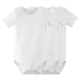 Baby Rompers Pure White Cotton Wrap fesses