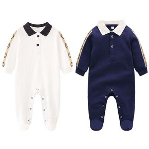 Baby rompers lente herfstjongen meisjes kleding romper katoen pasgeboren kinderontwerper jumpsuit mode kleding