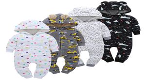 Baby Rompers Winter herfst Babyjongen meisje kleren pasgeboren baby katoen warme jumpsuits peuter nieuw geboren unisex kleding6200018