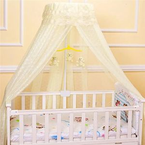 Baby Ronde Klamboe Opgehangen Net Bed Luifel Voor Kinderen Slaapkamer Klamboe Standhouder Verstelbare Clip-On Wieg Luifel Houder 240220