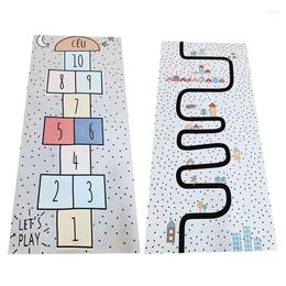 Tapis de bébé Tapis de jeu Tapis Nordic Hopscotch Tapis de jeu Activité pour enfants Tapis de gymnastique Tapis de gymnastique pour enfants Tapis d'aventure pour enfants pour R Dhbqr