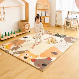 Tapis bébé Tapis de jeu épaissir 1 cm tapis rampant en mousse pour bébé enfants EVA jouets éducatifs enfants tapis de jeu de sol doux chaîne Fitness tapis de jeu de gymnastique 231108