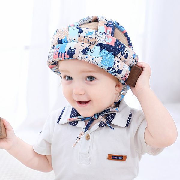 Casque de sécurité pour bébé Protection de la tête Couvre-chef enfant en bas âge Pad anti-chute Les enfants apprennent à marcher Crash Cap 220611