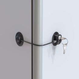 Baby Safety Lock + Keys Nevera Limitador Autoadhesivo Ventana segura HASP Cajón de la puerta de alambre de acero Lavadora sin taladro sin taladro