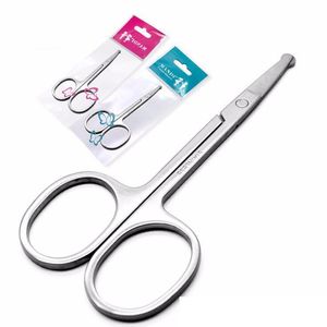 Baby Safettey Scissors. Ronde hoofd 3.5 Pure roestvrijstalen neustrimmer haarclipper