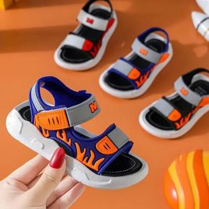 Baby sandals flamme motif boy soft seme intellip garçons girls girls enfants chaussures 240425