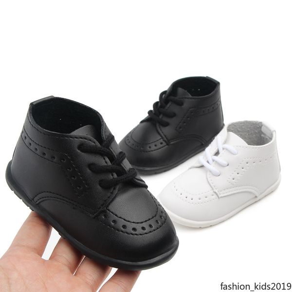 Chaussures bébé automne/printemps nouveau-né garçons filles enfant en bas âge chaussures en cuir PU caoutchouc bébé mocassins espadrilles décontractées 0-18M