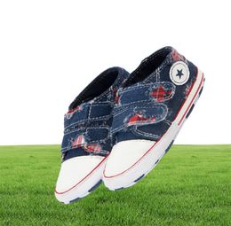 Chaussures bébé garçon fille étoile Sneaker doux antidérapant semelle nouveau-né infantile premiers marcheurs enfant en bas âge décontracté toile berceau Shoes2128197