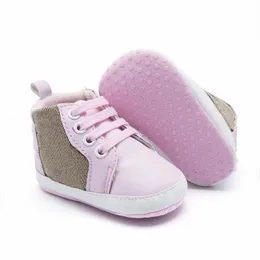 Baby schoenen jongens meisjes hoge top eerste wandelaars pasgeboren baby casual zachte bodem antislip ademend baby casual schoenen