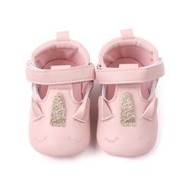 Babyschoenen Cartoon Dierlijke baby's meisjes eerste wandelaars zachte bodem peuters wieg schoenen 0-18 maanden
