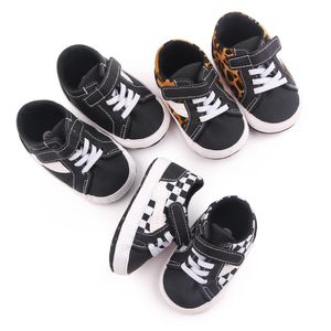 Babyschoenen Casual Canvas Schoenen Kinderen Antislip Babyschoenen Pasgeboren Jongen Sneakers Lace-Up Prewalker