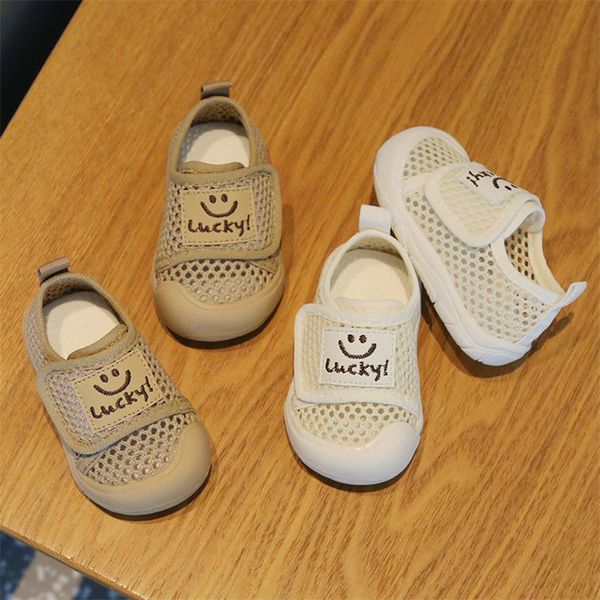 Chaussures de bébé nouveau-nés soft semelle préwalker pour tout-petit chaussures de travail d'été Nouveaux hommes enfants enfants baby-respirants baskets avant