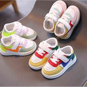 Zapatos de bebé para niños y niñas, zapatos deportivos para niños y niñas, zapatos planos de cuero para bebés, zapatillas de deporte para niños, zapatos suaves informales de moda para niños G220527