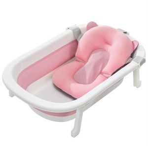 Baby Shower Bad Bad Pad Niet -slip Badtub Zit Ondersteuning Mat Pasgeboren Veiligheid Beveiliging Badkussen Kussenkussen Soft Pillow213I6055835