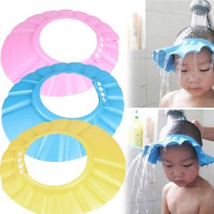 Bonnet de douche pour bébé chapeau de lavage de cheveux réglable pour nouveau-né Protection de l'oreille infantile bouclier de shampooing pour enfants couvre-tête de bain pour 0-6 ans