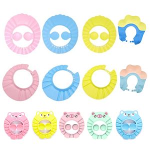 Baby Shower Cap Adjustable Hair Wash Hat for Newborn Infant Ear Protection Safe Children Kids Shampoo Shield Bath Head Cover