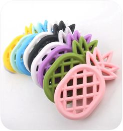 Baby Silicone teether masticación silicona piña juguetes sensoriales joya dentición accesorios de enfermería de bricolaje baby teether8227160