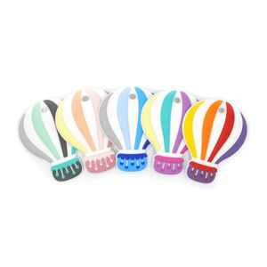 Anneau de dentition en Silicone pour bébé ballon coloré de qualité alimentaire sans BPA bricolage perles de dentition à mâcher jouets pour bébés cadeau pour enfants