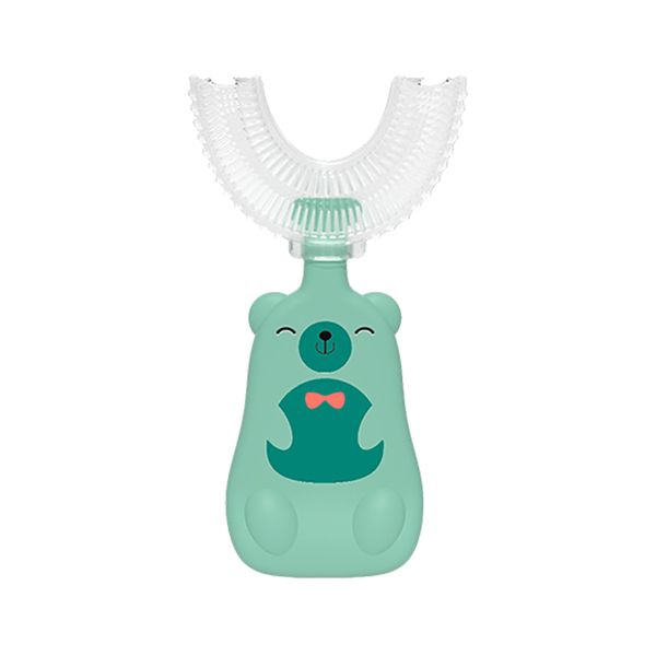 Brosse à dents en Silicone pour bébé, anneau de dentition en forme de U à 360 degrés, brosse nettoyante pour enfants, soins buccaux