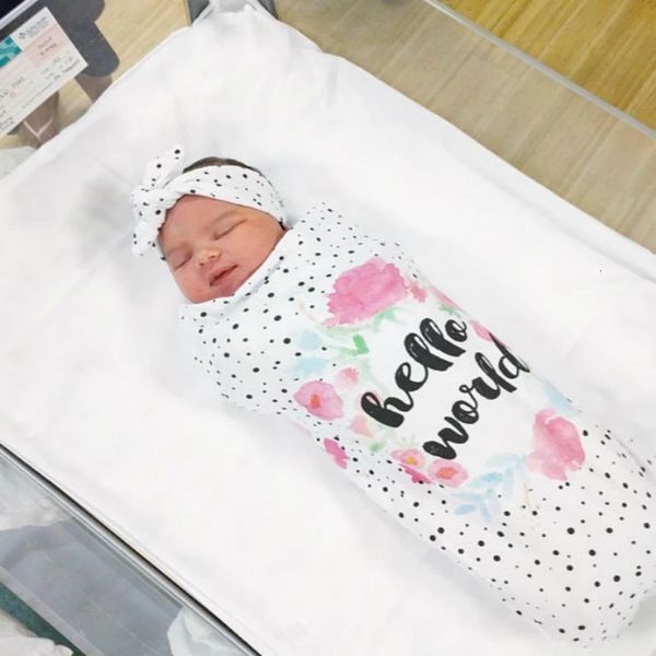 Baby Sleep Sack Swaddles Wrap Boy o Girl Transición Mantas de envoltura Boho Boys Birds Lindo Manta Recibida 240417