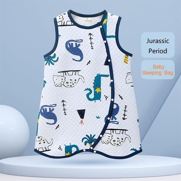 Bébé sac de couchage gilet dessin animé doux Infantil printemps été coton enfant en bas âge sac de sommeil enfants Slaapzak lit enfants pyjama combinaison 2310S