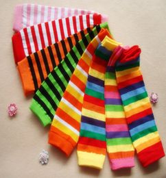 Baby Stockings Leg réchauffeur Enfants Infant Holloween Christmas Heart Football Pink Rinbow Stripe Stripe Socks Newborn Leggings Leg Warmer5095802