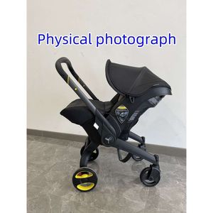 Poussette bébé 3 en 1 avec siège auto, couffin pour bébé, landau pliable haut Landscope pour nouveau-nés, vente comme des petits pains chauds, marque douce de styliste, mode populaire