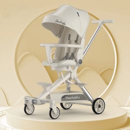 Baby Stroller voor Baby Folding Infant Trolley Stroller opvouwbare Outdoor Portable Baby High View Carriage Four Wheels Stroller