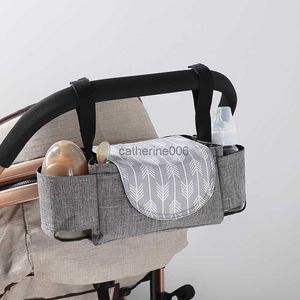 Kinderwagen Organisator Bekerhouder Wandelwagen Tas Baby Auto Tas Trolley Tas Grote Capaciteit Reizen Kinderwagen Accessoires L230625