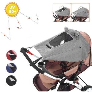Baby Stroller Sun Cover Shade Town Protection Canopy Pushir Buggy Buggy Pram a prueba de sol Rain UV Proof 240415