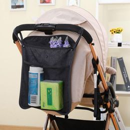 Baby Stroller Trolley Mesh Net Bag Handige Pocket Pocket fles Duier Holder Storingsorganisator Carrier Accessoires