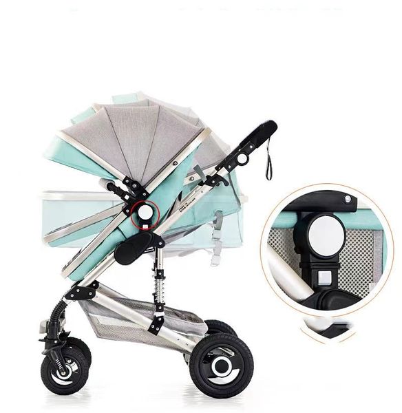 Baby Strollers Designer 3 Brand de mode dans 1 authentique transport portable plit landau