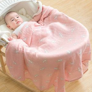 Bébé emmailloter écharpe été mince bambou coton fil tissu enveloppé avec nouveau-né Anti sursaut tenant la couverture des enfants