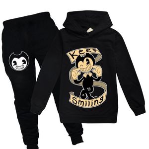 Bébé sweat ensemble mode T-shirts pantalons vêtements Bendy et la Machine à encre ensemble de vêtements pour enfants pour garçons tenues sweats à capuche pour enfants