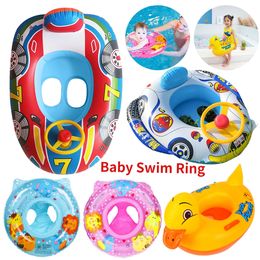 Baby Swim Ring Tube Pool Pisclable Pouet de natation pour enfants pour enfants Cercle Float Float Place Water Play Equipement 240416
