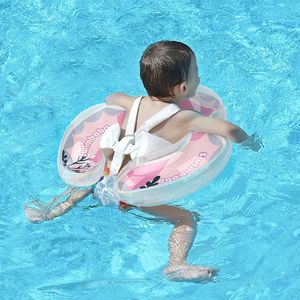Baby natation float gonflable infantile rose anneau flottant enfants accessoires de piscine de natation cercle de bain d'été